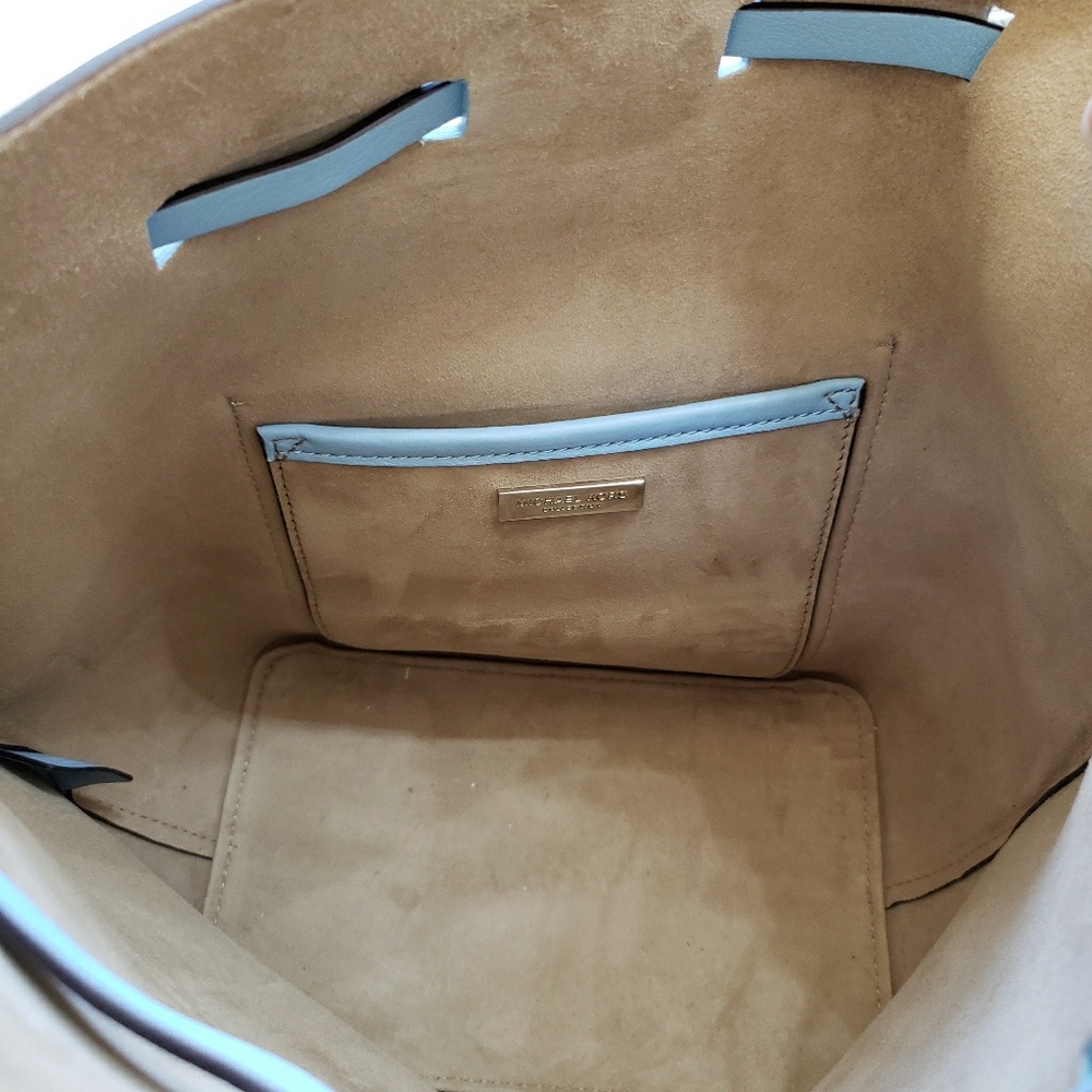 Michael kors light blue miranda collection bag - Picture 5 of 8